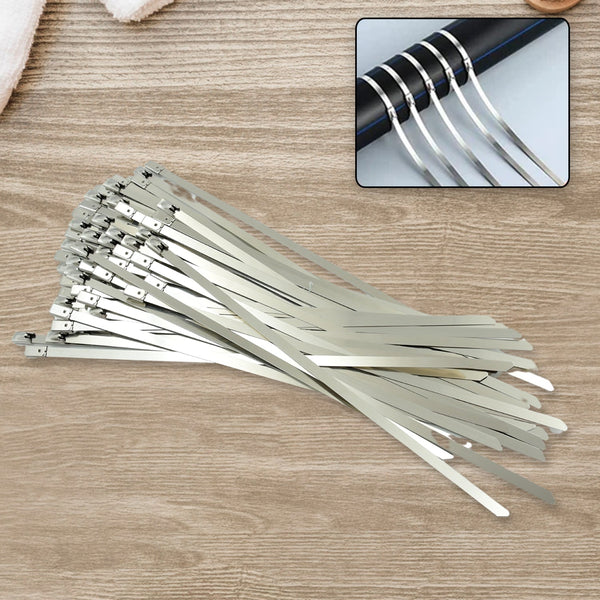 Stainless Steel Cable Ties for Solar & Home Use (100 Pc, 4.6x100mm)