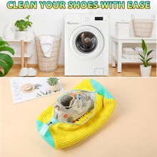 Shoe Washing Machine Bag with Microfiber Chenille Lining & Zipper (1 Pc)