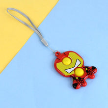 Creative Cartoon Style Mini Push Pop Bubble Keychain (1 Pc)