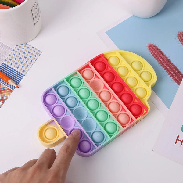 Ice cream-shaped push  fidget toy
