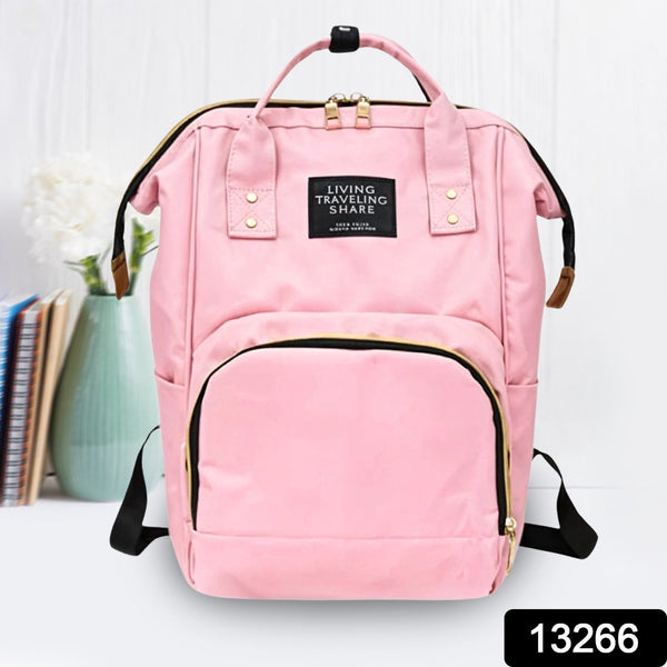 Multipurpose Large Capacity Mom's Backpack Diaper Bag (1 Pc)